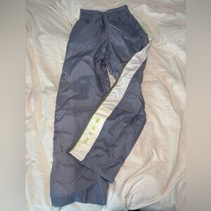 Nike Retro Gray and White Jacket with Green Accents